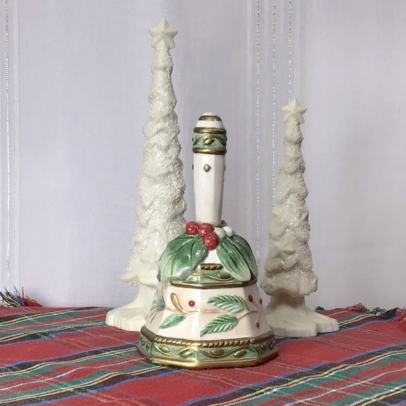 🎄 FITZ And FLOYD Classics ‘Winter Wonderland’ Bell 🔔 - Picture 1 of 8
